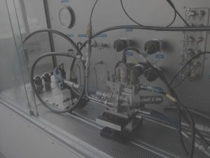 Non Rotating component test bench used for testing components during aircraft maintenance