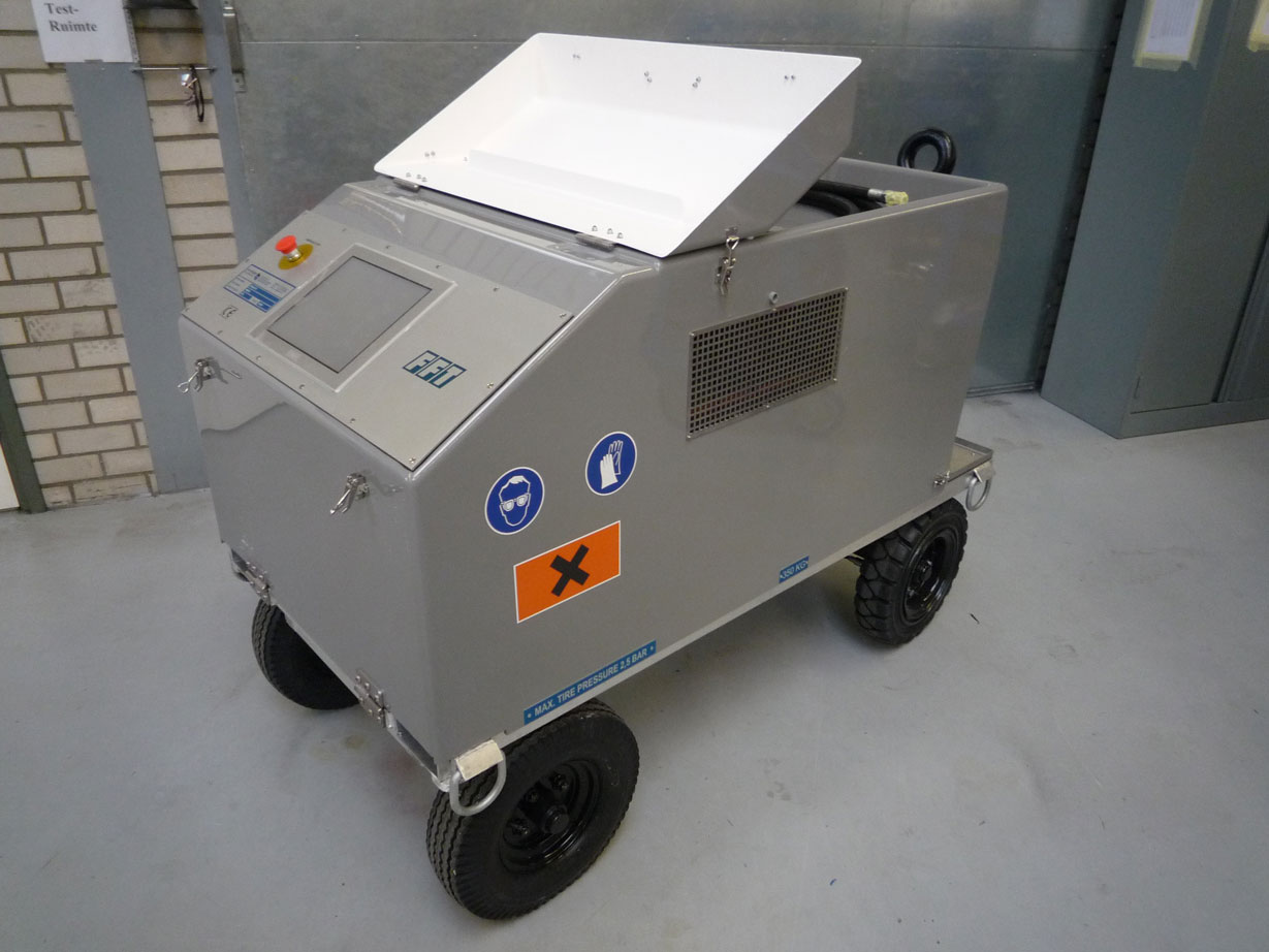 Test unit for use during aircraft assembly